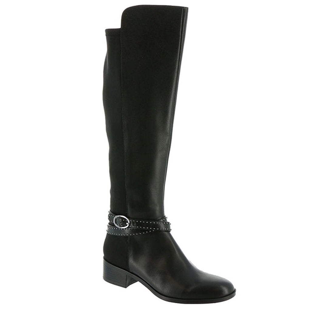 bandolino black leather boots