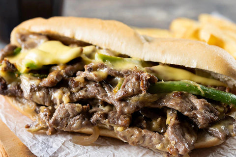 Classic Philly Cheesesteak with a Cowboy Twist! Plus Homemade Cheese Sauce