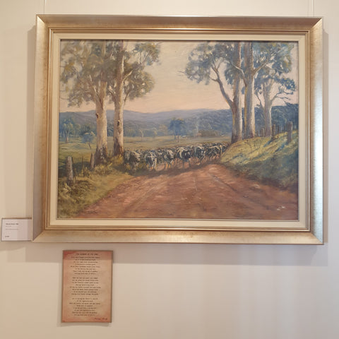 Meryla Road 1986 by Don Luck and Poem by Molly Luck, NSW Southern Highlands Artists