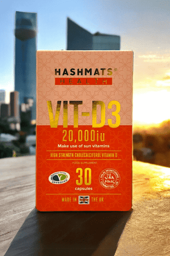 Vitamin D 20000iu High Strength by Hashmats Halal and Vegetarian