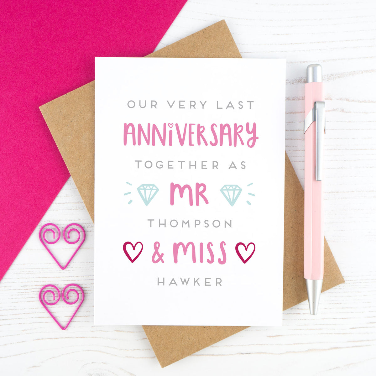 What to write in an Anniversary card Joanne Hawker