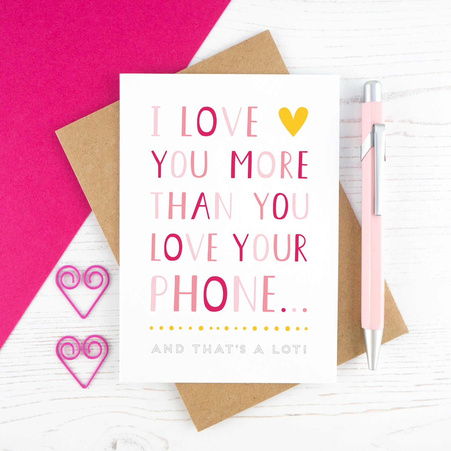 I Love You More Than Card Joanne Hawker