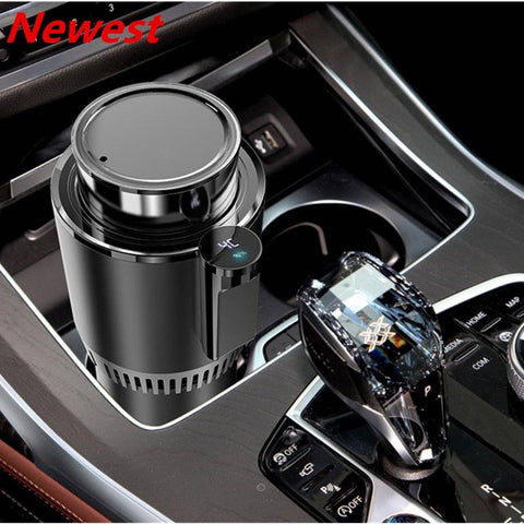 Smart Car Cup Mug Holder - 2-in-1 Heating Cooling - DC 12V