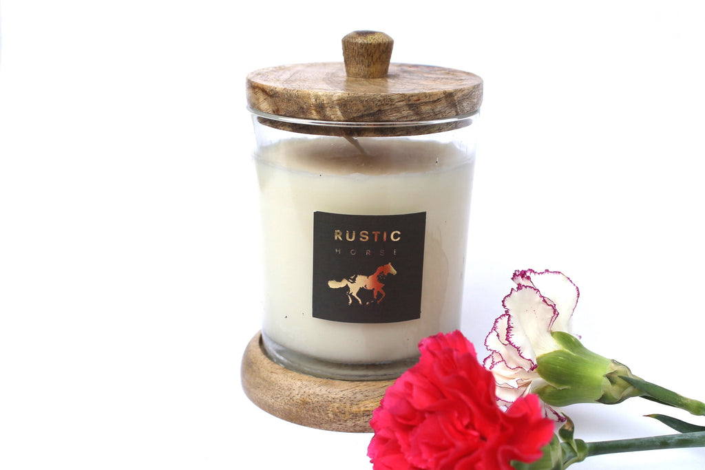 Rustic Horse Candles Spa Candle Aromatherapy Stress Relief
