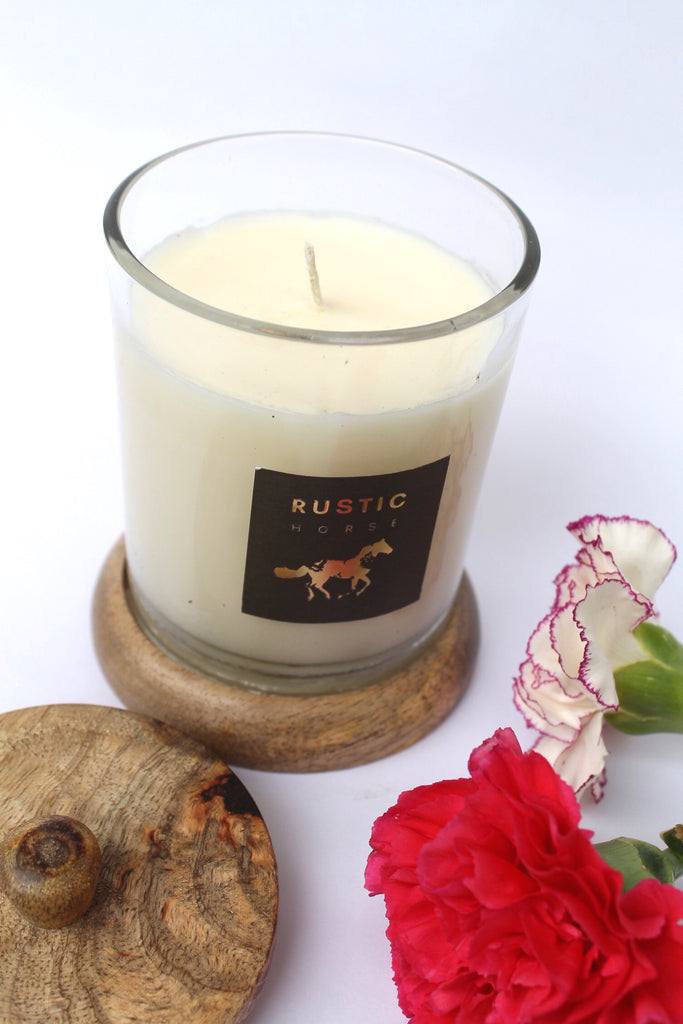 Rustic Horse Candles Spa Candle Aromatherapy Stress Relief