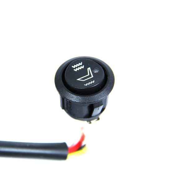 Universal Round Rocker - Style Dual Temperature Seat Heater Switch