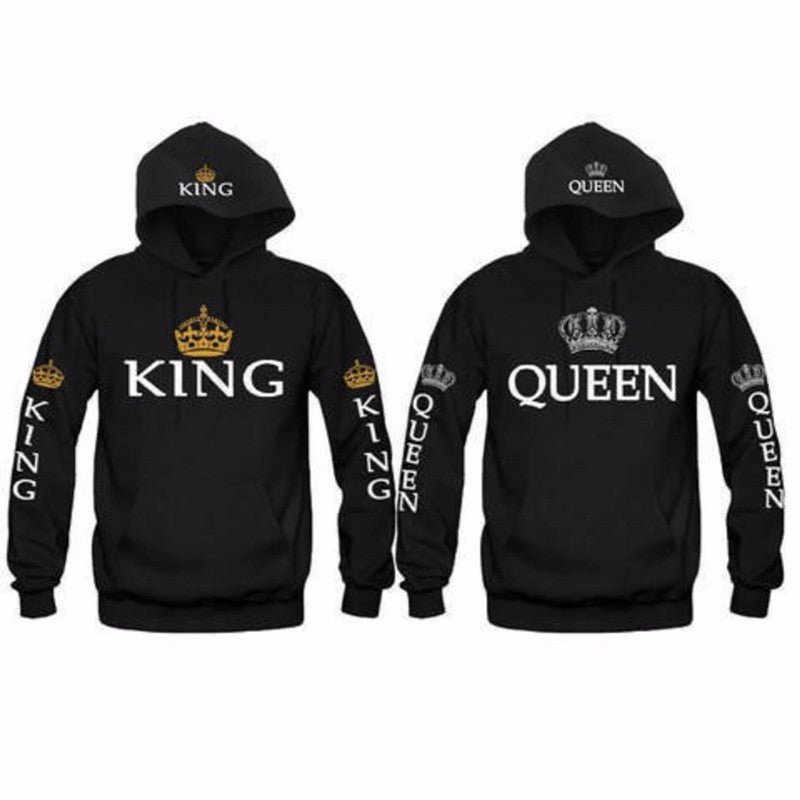 king and queen hoodie