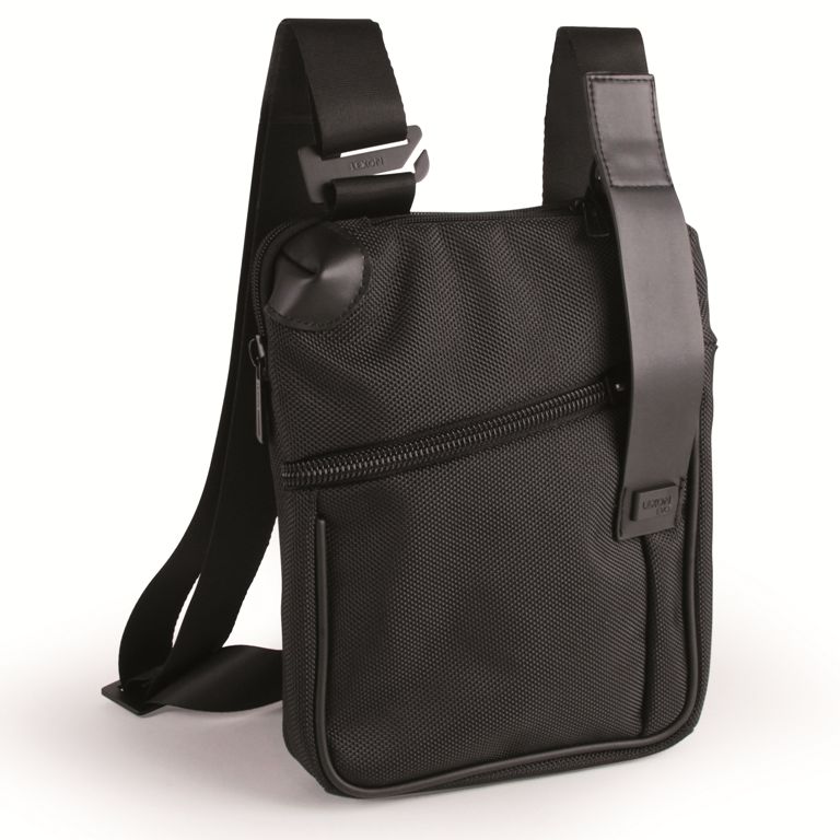 Lexon Evo Black iPad Bag with Shoulder Strap - Gifts with Style Ltd