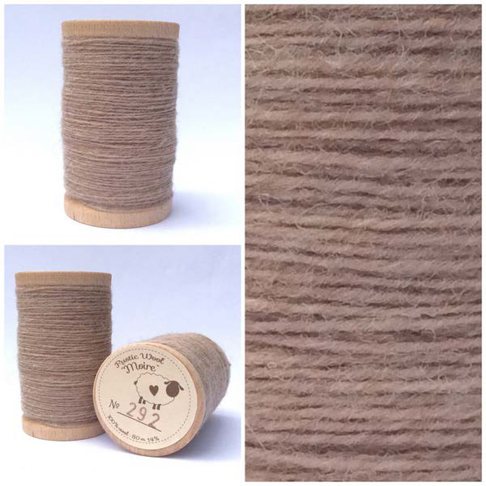 rustic moire wool thread