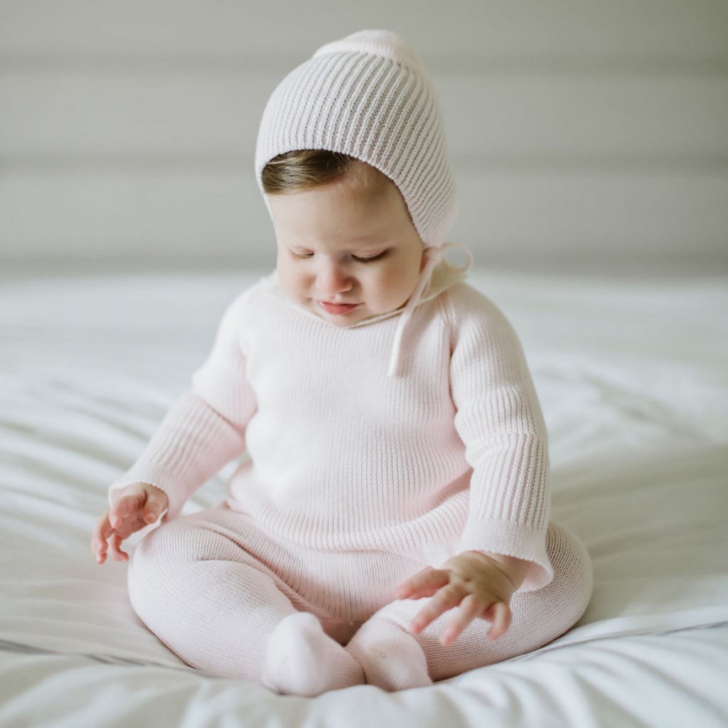 baby girl knitted 2 piece