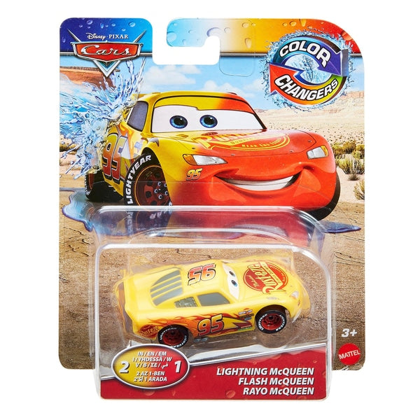 DISNEY CARS Colour Changer - Lightning McQueen (Yellow) – Gemdans