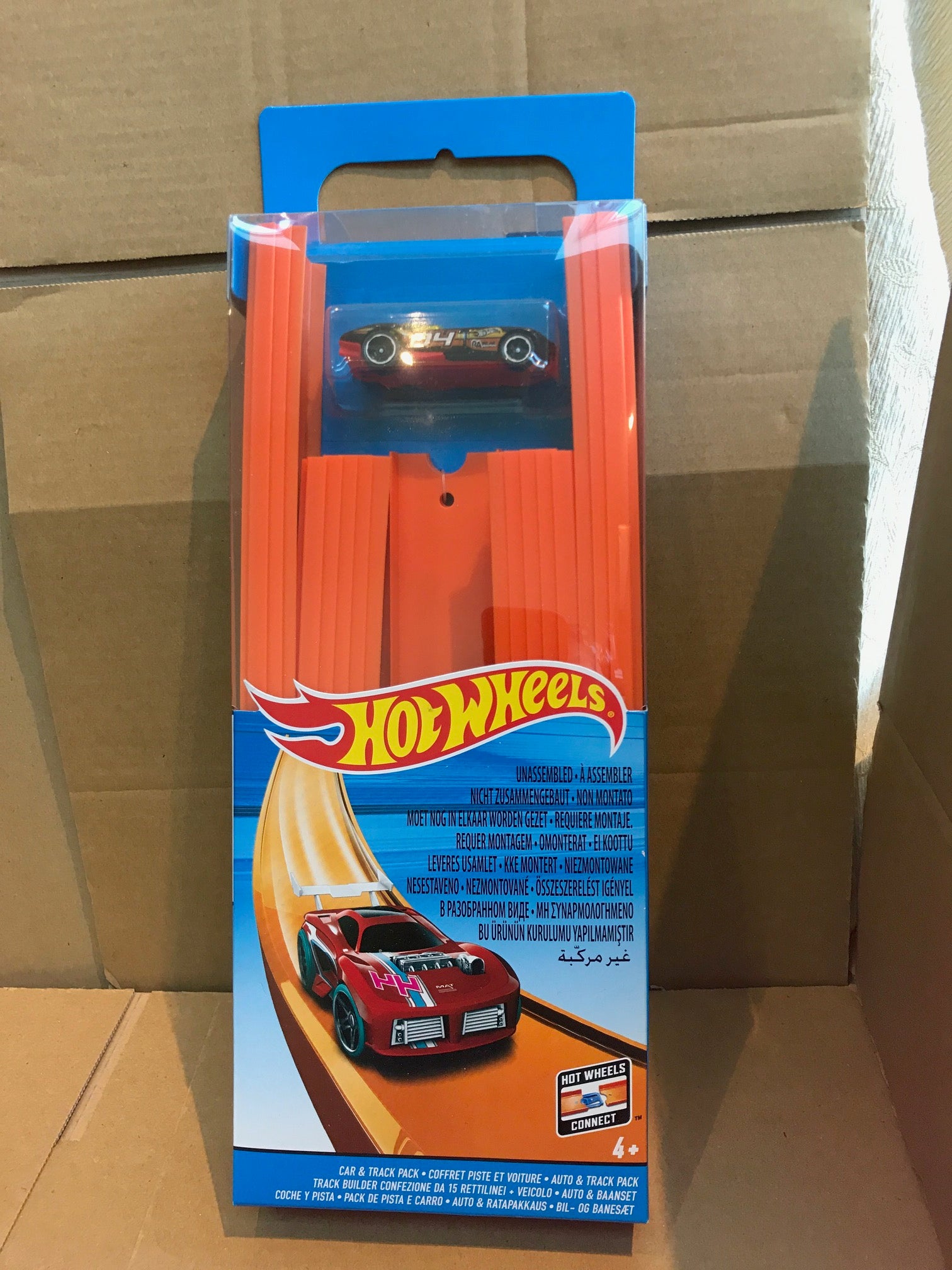 blue toy tow truck