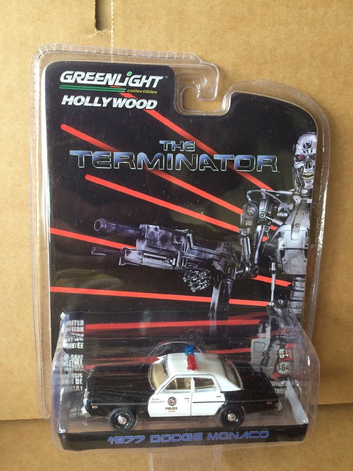 GREENLIGHT HOLLYWOOD DIECAST - THE TERMINATOR - 1977 Dodge Monaco – Gemdans