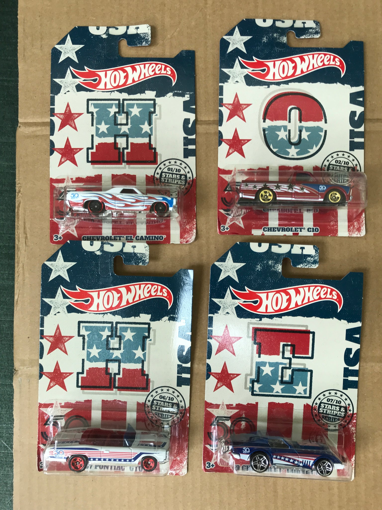 hot wheels 50th anniversary stars and stripes