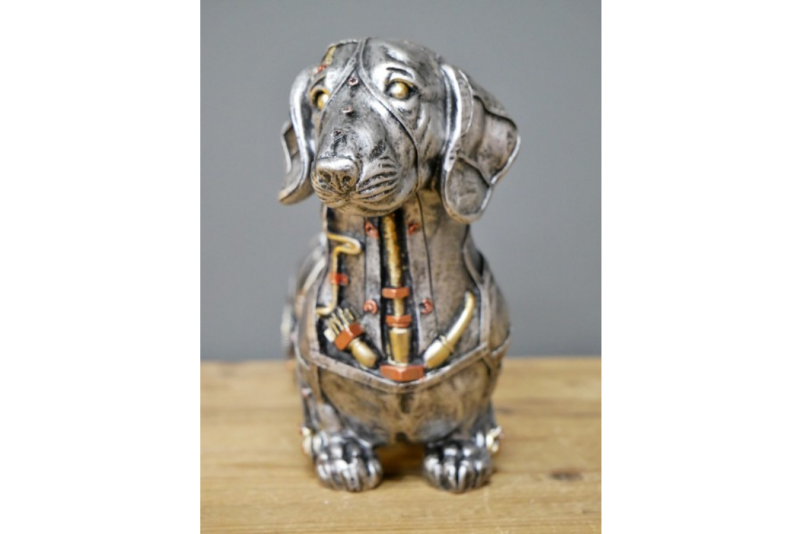 Steampunk Dachshund Sausage Dog Figure Ornament - Glebe ...