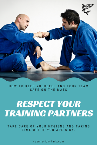 Showing respect to your training partners by wearing clean gis