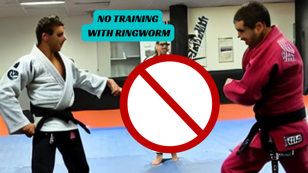 Don't train BJJ with ringworm