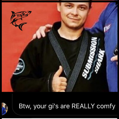 Submission Shark BJJ Gis are comfortable 
