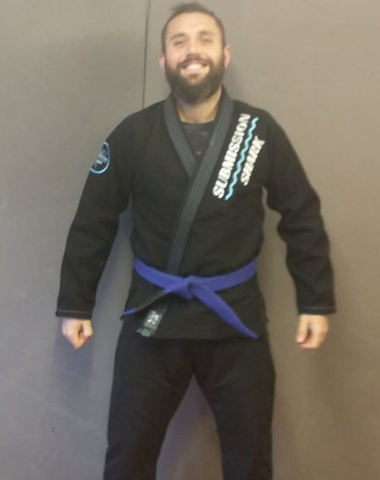 Samuel In Submission Shark BJJ Gi