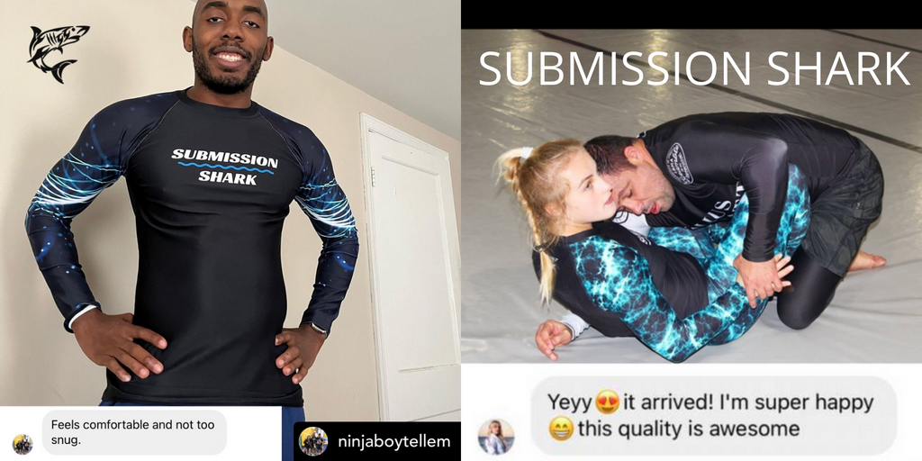 Submission Shark No Gi BJJ Rash Guards