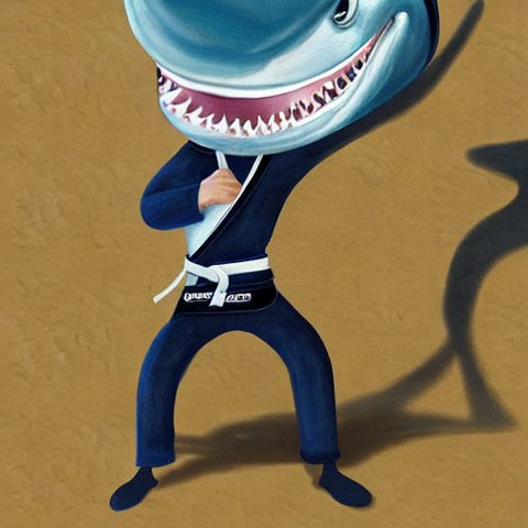 White Belt BJJ Shark