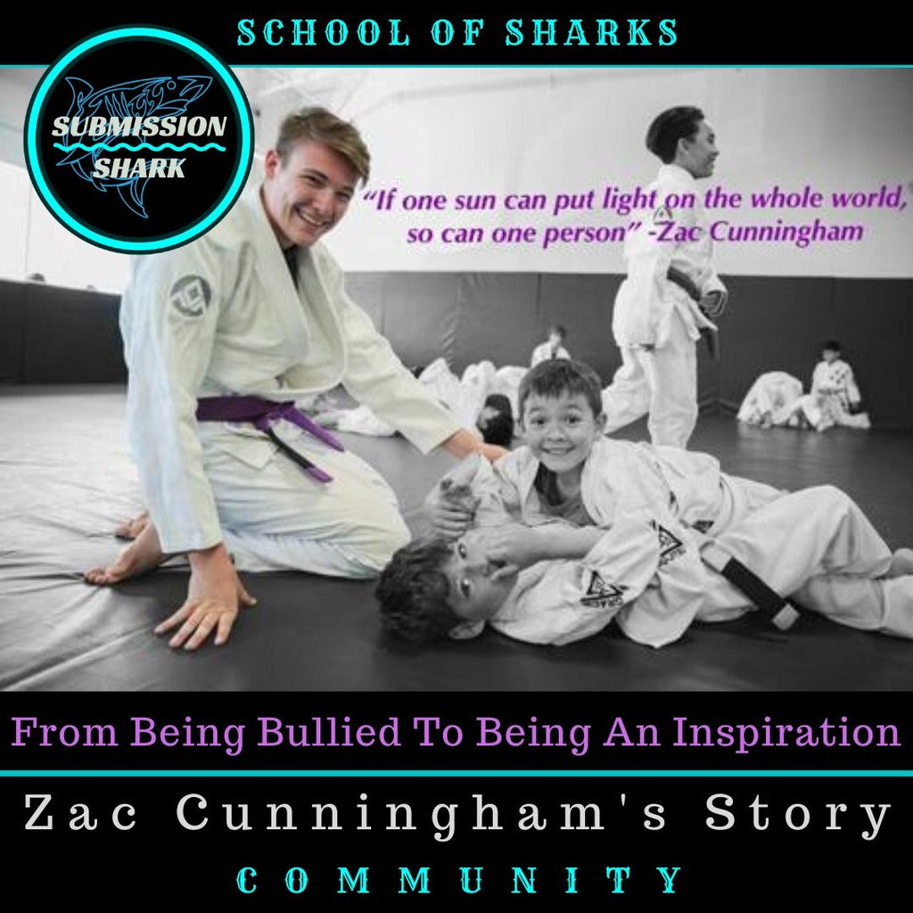 Zac Cunningham teaching BJJ classes for kids at Gracie Academy