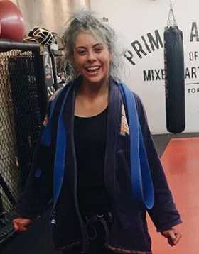 Yasmin Morup Jiu-Jitsu Blue Belt
