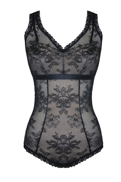 Black Lace Teddy – Delightfully Vixen