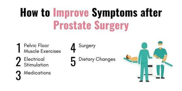 Mejorar los síntomas después de la cirugía de próstata
