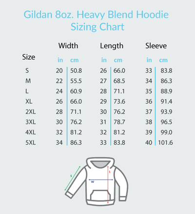 Hanes Hoodie Size Chart