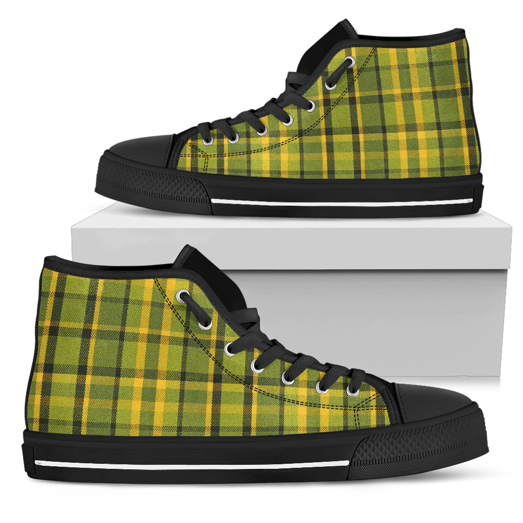 green plaid shoes