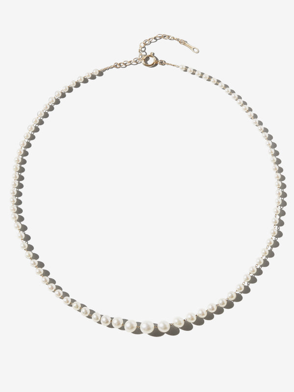 Large Floating Pearl Necklace