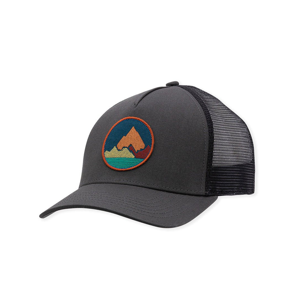 Eclipse Trucker Hat (Mens) - Black | Pistil Designs