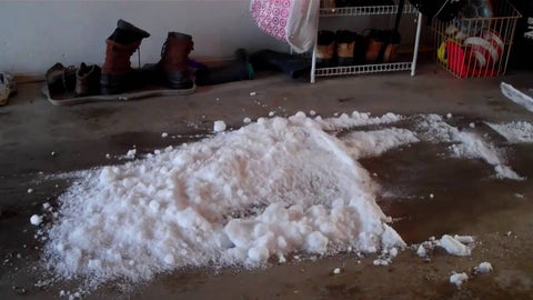 Snow and salt garage