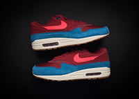 nike air max 1 burgundy teal