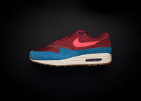 nike air max 1 burgundy teal