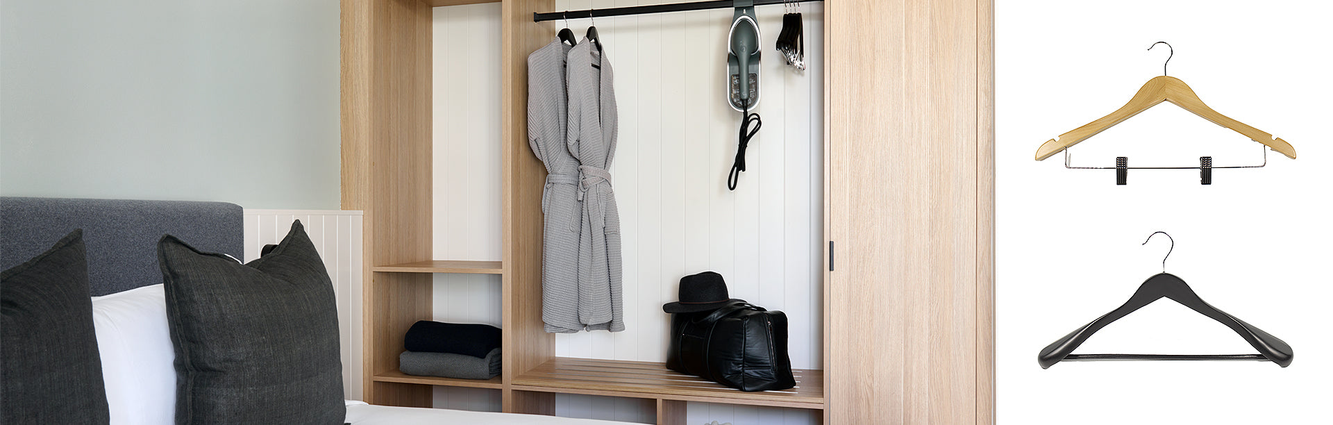 Swisstrade Hotel Wardrobe Coat Hangers Collection
