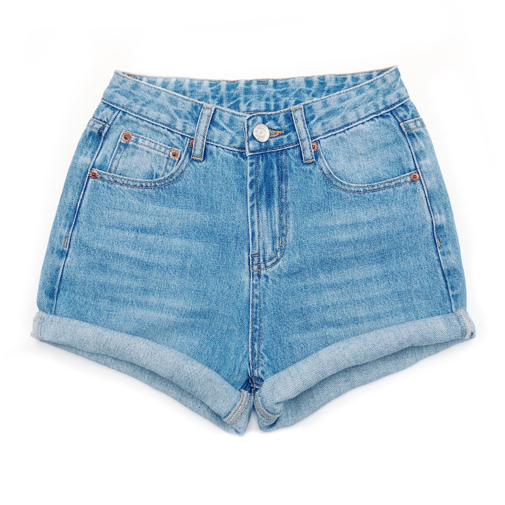 Bailey Ray and Co - High Waisted Denim Shorts - The Evelyn