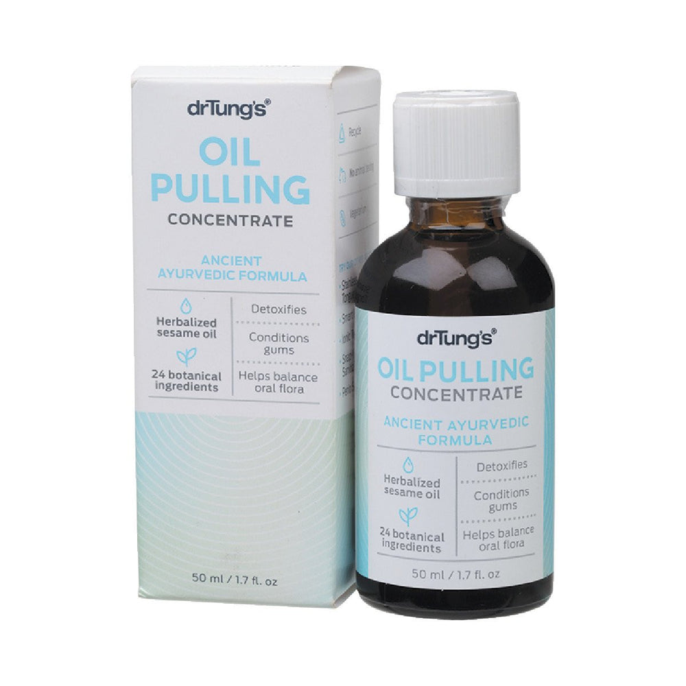 Dr Tungs Oil Pulling Concentrate Ancient Ayurvedic Formula 50ml - GoodnessMe