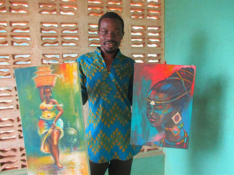African Artist, Amakai hails from Ghana.