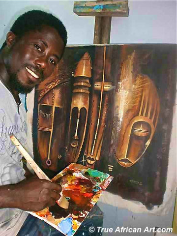African Painter Appiah Ntiaw