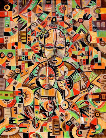 African Artist Painter | Angu Walters | True African Art .com