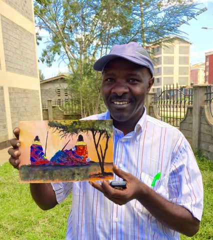 African Artist of the Maasai, John Ndambo.