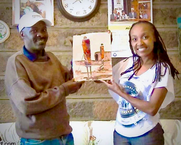 John Ndambo and Gathinja are a force for African paintings!