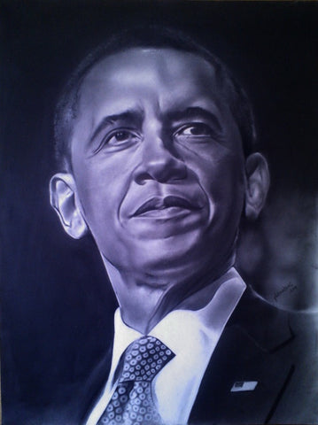 Barack Obama by African Artist from Ghana, Peter Boateng