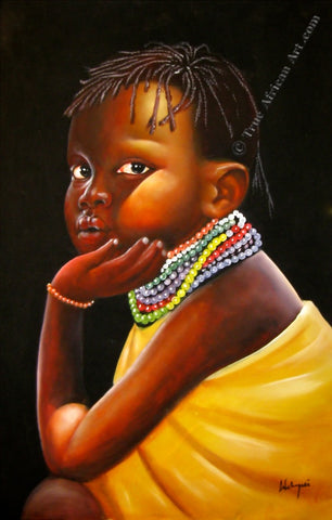 Wycliffe Chagwi | What's Going on? | True African Art .com