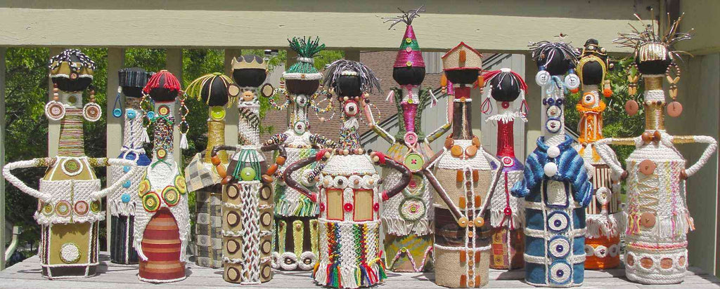 African Woman Craft Doll Figures by Gathinja