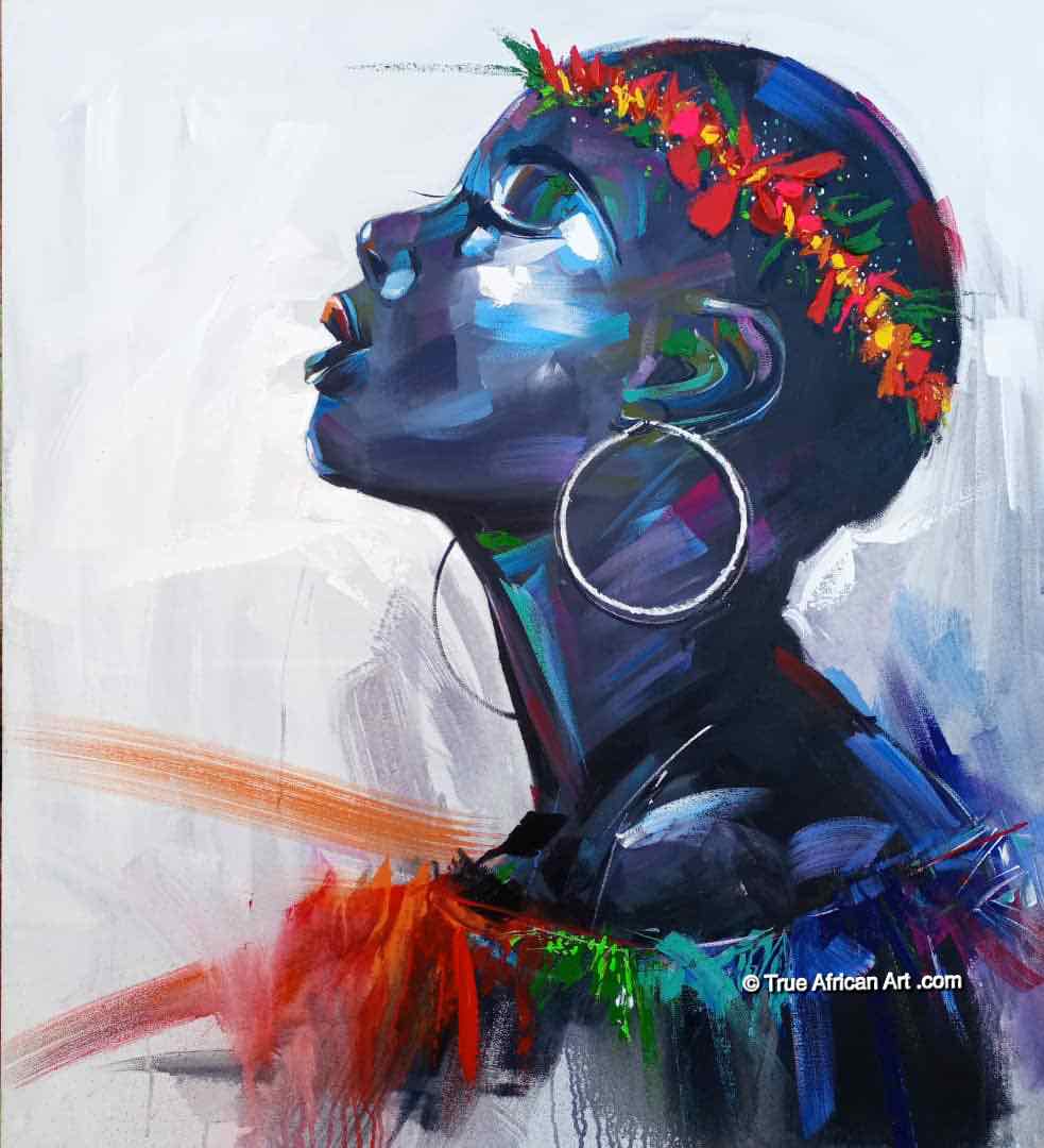 paintings of african women