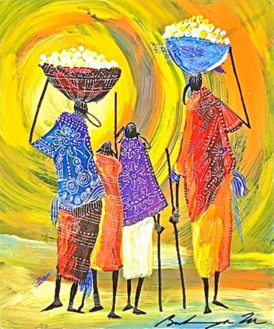 Martin Bulinya  |  Kenya  |  B-123  |  Print  |  True African Art .com