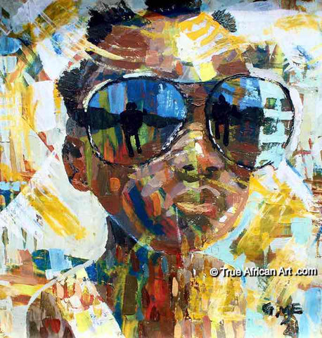 Jimmy Malinga  |  Malawi  |  Cooling Off  |  Print  |  True African Art .com